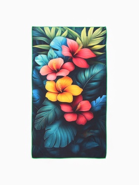 Полотенце пляжное «Этель» Tropics, 70×140 см, микрофибра 200 г/м²