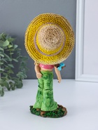 Фигурка полистоун «Малышка в большой соломенной шляпе», 8.5×11.5×24 см - Фото 3