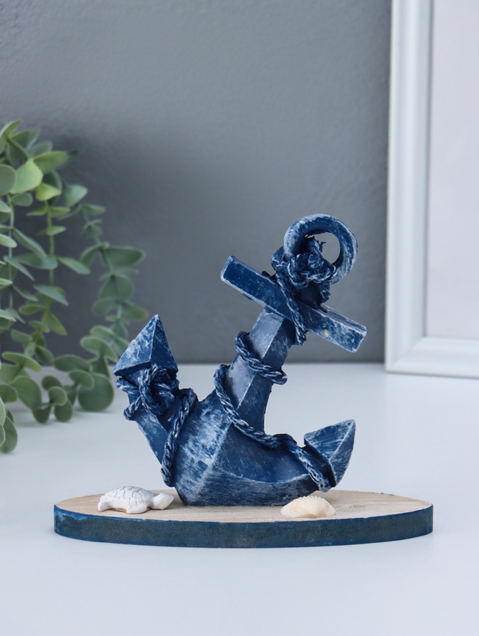 Фигурка интерьерная «Синий якорь», 6×17.2×15.5 см - Фото 1