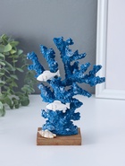 Фигура полистоун «Рыбки у синих кораллов», 6.5×14×19.5 см - Фото 1