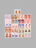 Наклейки для подарков "Цветы", 42 штуки в коробке. 3 х 4 см  (артикул 10906193)  большой выбор товаров оптом и в розницу по низким ценам с доставкой