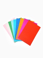 Фоамиран цветной 2 мм, набор 10 шт,, формат А4, с клеевой основой 10934006 - фото 8463677