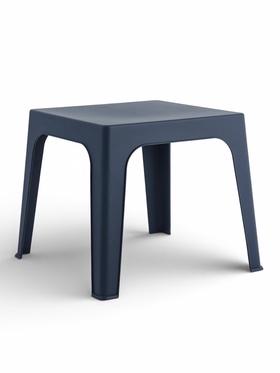 Садовый стол Decorona DeForma, 59.5×59.5×49.5 см, пластиковый, цвет графитовый шторм