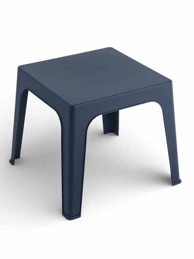 Стол садовый Decorona DeForma, 59.5×59.5×49.5 см, пластиковый, цвет графитовый шторм