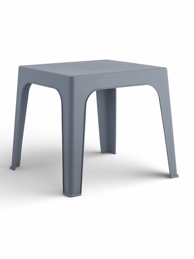 Садовый стол Decorona DeForma, 59.5×59.5×49.5 см, пластиковый, цвет дымчатый кварц