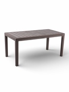 Садовый стол Rattan, 153.2×78.9×70.1 см, пластиковый, цвет тёплый орех  (артикул 10984657)  большой выбор товаров оптом и в розницу по низким ценам с доставкой