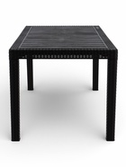 Садовый стол Rattan, 153.2×78.9×70.1 см, пластиковый, цвет горький шоколад - Фото 4