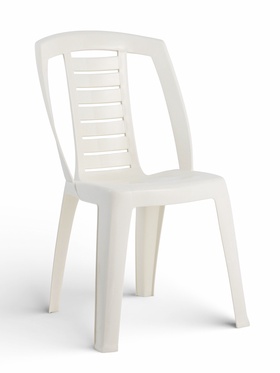 Стул садовый Decorona DeRiviera, 49.5×50×88 см, пластиковый, белый