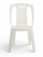 Стул садовый Decorona DeRiviera, 49.5×50×88 см, пластиковый, белый - Фото 2