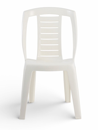 Стул садовый Decorona DeRiviera, 49.5×50×88 см, пластиковый, белый