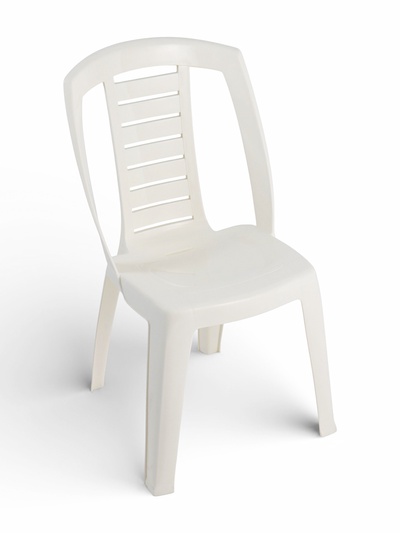 Стул садовый Decorona DeRiviera, 49.5×50×88 см, пластиковый, белый