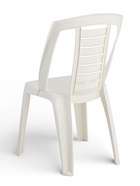 Стул садовый Decorona DeRiviera, 49.5×50×88 см, пластиковый, белый - Фото 5