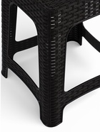 Табурет квадратный Rattan, 36.3×36.3×44.8 см, пластиковый, цвет горький шоколад - Фото 5