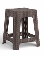 Табурет квадратный Rattan, 36.3×36.3×44.8 см, пластиковый, цвет французский платан - Фото 1