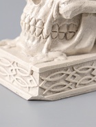 УЦЕНКА Подсвечник на 1 свечу «Череп на пьедестале», 10×7×10.5 см, серый - Фото 6