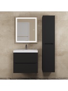 Зеркало - шкаф для ванной команты Uperwood Tanos с подсветкой, 60 см, цвет черный - Фото 3