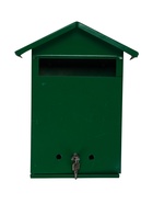 УЦЕНКА Ящик почтовый с замком, вертикальный "Филин", зеленый - Фото 1