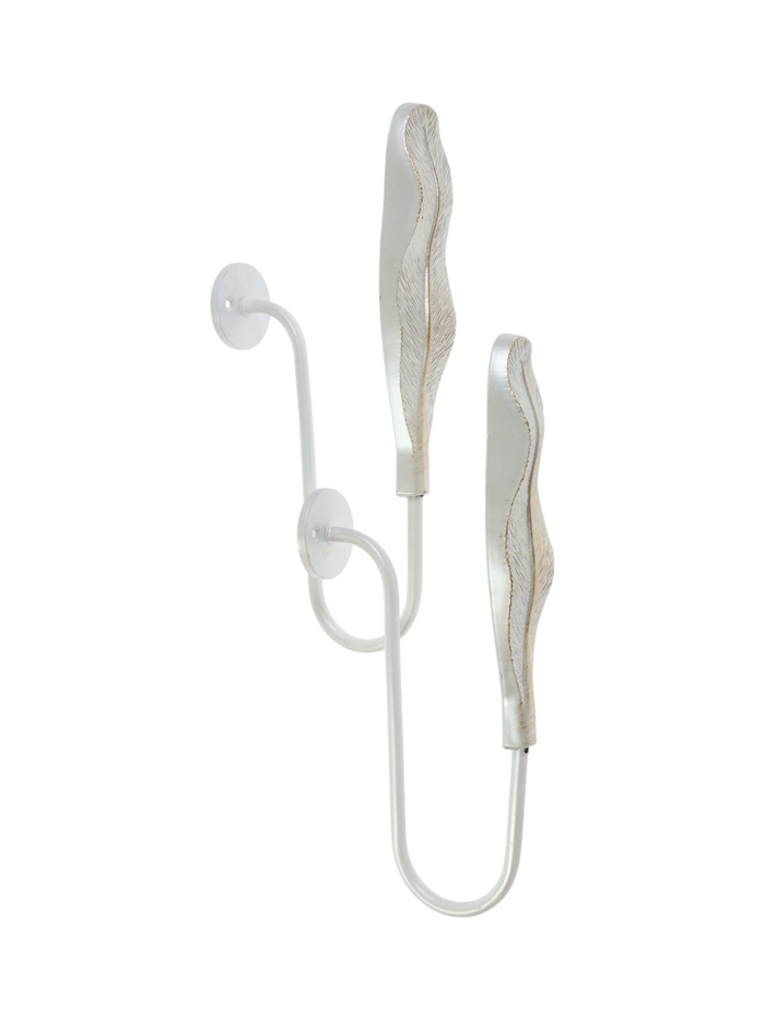 УЦЕНКА Крючок для штор CAPPIO KS040, цвет белый с золотом, набор 2 шт. - Фото 1