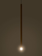 УЦЕНКА Светильник «Лукас софт» LED 5 Вт 4000К матовое золото 2×2×60 - 160 см - Фото 4