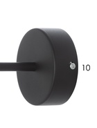 Бра LED 20608/1W, 12 Вт, 3000-6000K, цвет чёрный/латунь  (артикул 10987853)  большой выбор товаров оптом и в розницу по низким ценам с доставкой