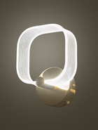 Бра LED 3153/1W, 2×10 Вт, 3000-6000K, золотистое  (артикул 10987854)  большой выбор товаров оптом и в розницу по низким ценам с доставкой