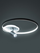 Люстра LED FX60081/1+1, 55 Вт+5 Вт, 3000-6000K, d=50 см, ПДУ диммер, чёрно-белая  (артикул 10987856)  большой выбор товаров оптом и в розницу по низким ценам с доставкой