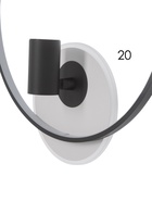 Люстра LED FX60081/1+1, 55 Вт+5 Вт, 3000-6000K, d=50 см, ПДУ диммер, чёрно-белая  (артикул 10987856)  большой выбор товаров оптом и в розницу по низким ценам с доставкой