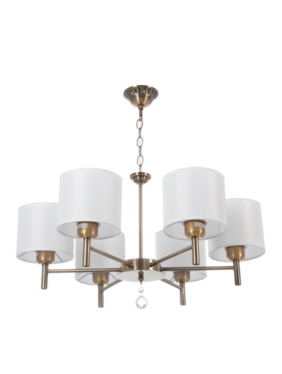 Люстра 07236/6, 6×40 Вт, E27, цвет бронза