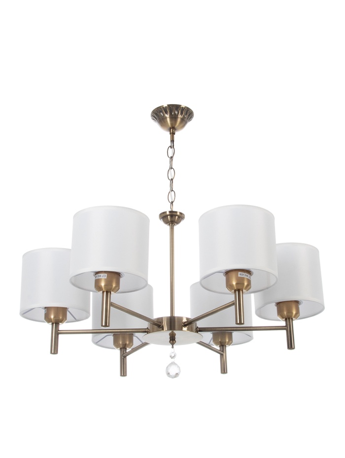 Люстра 07236/6, 6×40 Вт, E27, цвет бронза