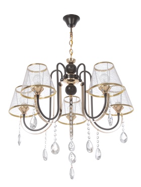 Люстра NH5269/5, 5×60 Вт, E27, цвет кофе/золото