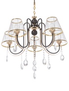 Люстра NH5269/5, 5×60 Вт, E27, цвет кофе/золото  (артикул 10987859)  большой выбор товаров оптом и в розницу по низким ценам с доставкой