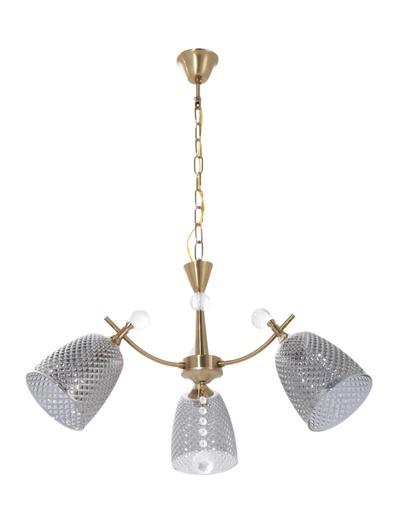 Люстра NH6140/3, 3×60 Вт, E27, цвет медный