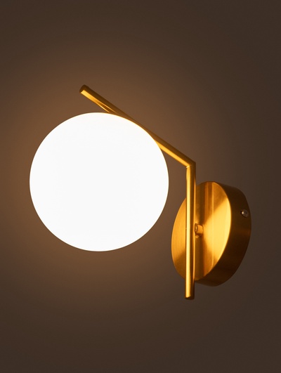 Бра 74534/1W, 1×40 Вт, E27, латунь
