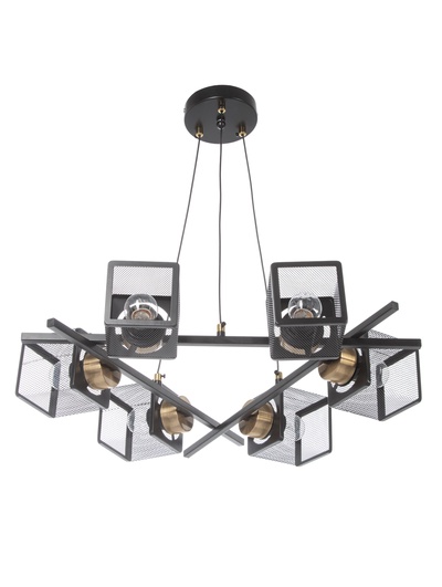 Люстра 07377/6, 6×40 Вт, E27, чёрная