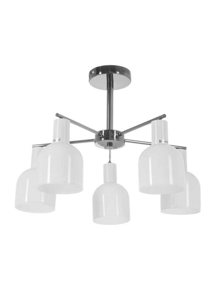 Люстра 74569/5, 5×40 Вт, E14, цвет основания хром
