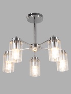 Люстра 74663/5, 5×40 Вт, E14, цвет хром  (артикул 10987878)  большой выбор товаров оптом и в розницу по низким ценам с доставкой