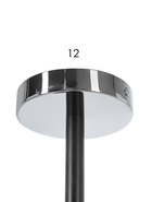 Люстра 74677/5, 5×40 Вт, E14, цвет хром, чёрный - Фото 5