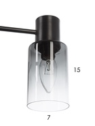 Люстра 74677/5, 5×40 Вт, E14, цвет хром, чёрный - Фото 6