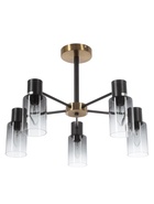 Люстра 74677/5, 5×40 Вт, E14, основание медное, чёрная - Фото 1