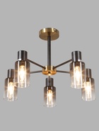 Люстра 74677/5, 5×40 Вт, E14, основание медное, чёрная - Фото 2