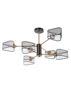 Люстра N5254/6, 6×40 Вт, E27, цвет чёрный, медный  (артикул 10987882)  большой выбор товаров оптом и в розницу по низким ценам с доставкой