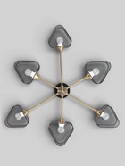 Люстра N5254/6, 6×40 Вт, E27, цвет чёрный, медный  (артикул 10987882)  большой выбор товаров оптом и в розницу по низким ценам с доставкой