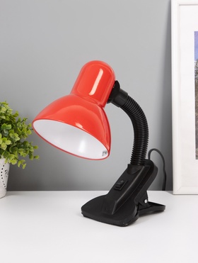 Светильник настольный MRC-123B, E27, 1×60 Вт, красный