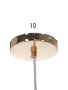 Светильник подвесной 06979/1HQ, 1×40 Вт, E14, золотистый  (артикул 10987886)  большой выбор товаров оптом и в розницу по низким ценам с доставкой