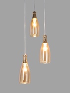 Светильник подвесной 06979/3HQ, 3×40 Вт, E14, золотистый  (артикул 10987887)  большой выбор товаров оптом и в розницу по низким ценам с доставкой