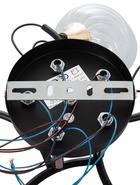 Люстра 11295-9/5, 5×60 Вт, E27, чёрная, золотистая  (артикул 10987892)  большой выбор товаров оптом и в розницу по низким ценам с доставкой