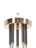 Люстра A4046/5, 5×60 Вт, E27, чёрная, золотистая  (артикул 10987893)  большой выбор товаров оптом и в розницу по низким ценам с доставкой