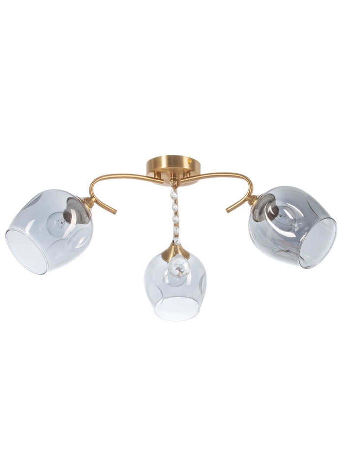 Люстра N6421/3, 3×60 Вт, E27, цвет медный - Фото 1