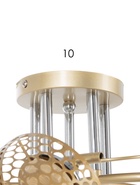 Люстра XA1322B/5, 5×60 Вт, E27, цвет золото, хром  (артикул 10987896)  большой выбор товаров оптом и в розницу по низким ценам с доставкой