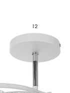 Люстра XA1601/2, 2×60 Вт, E27, белая  (артикул 10987898)  большой выбор товаров оптом и в розницу по низким ценам с доставкой